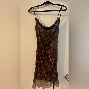 Mini cheetah dress